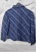 Y2K Monogrammed Denim Jacket - S - M