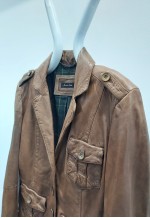 00s Leather Jacket Brown