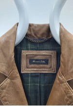 00s Leather Jacket Brown