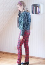 Black floral short blazer jacket