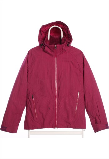 90's Waterproof Hooded Fleece Lined Windbreaker Sma