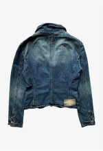 Vintage Y2K Women's Jeans Blue Denim Blazer